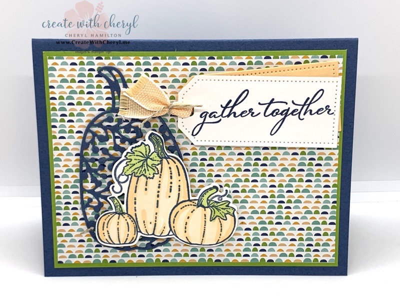 Pretty Pumpkins Thanksgiving Card