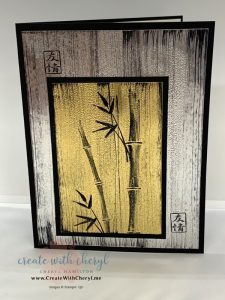 Bamboo Beauty Black Ice Card