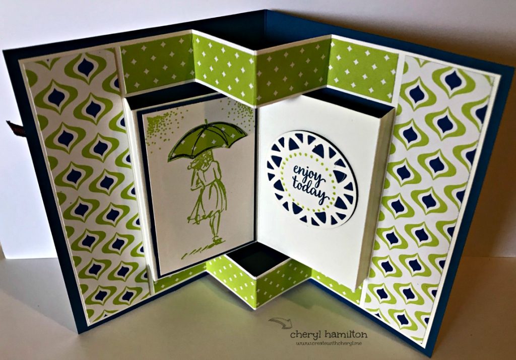 Book Card Fun Fold Cheryl Hamilton