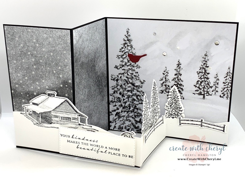 Peaceful Place Z Fold Card Cheryl Hamilton
