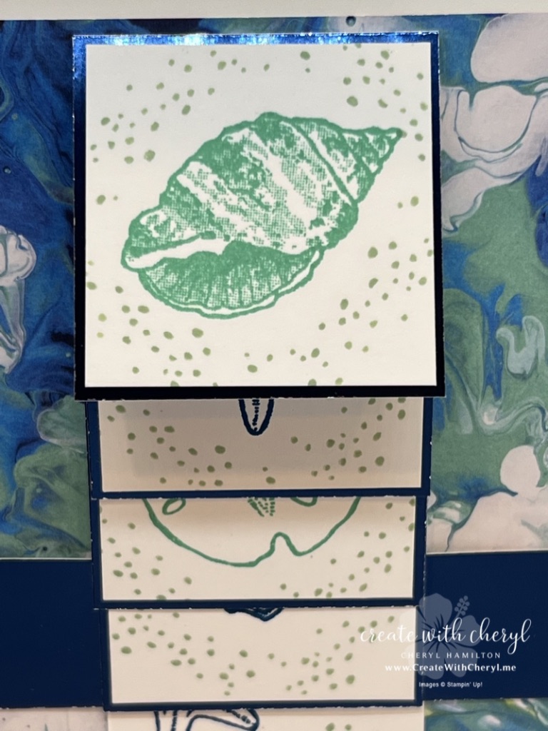 Friends are Like Seashells Waterfall Card