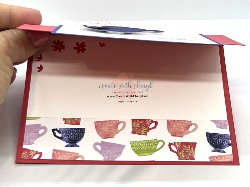 Cup of Tea card using new In Colors
