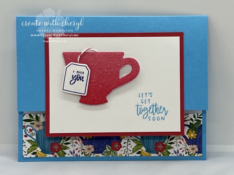 Cup of Tea card using new In Colors