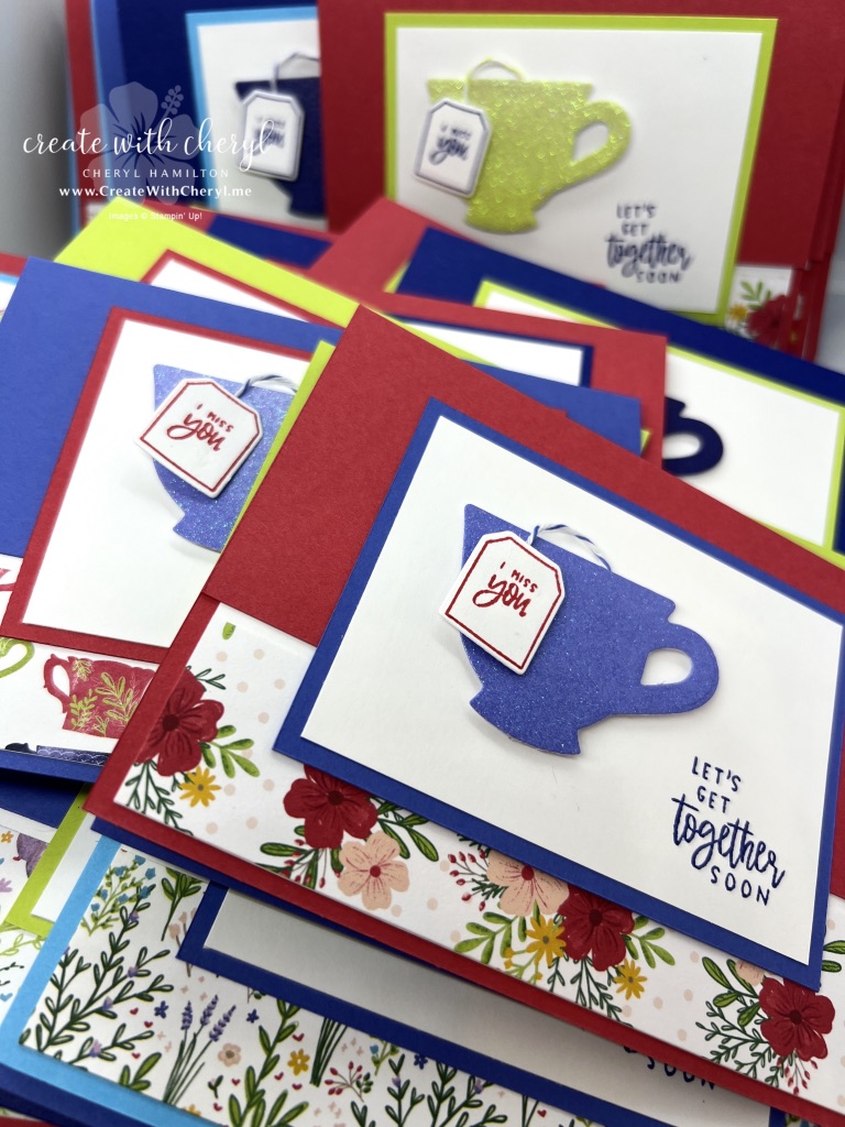 Cup of Tea card using new In Colors