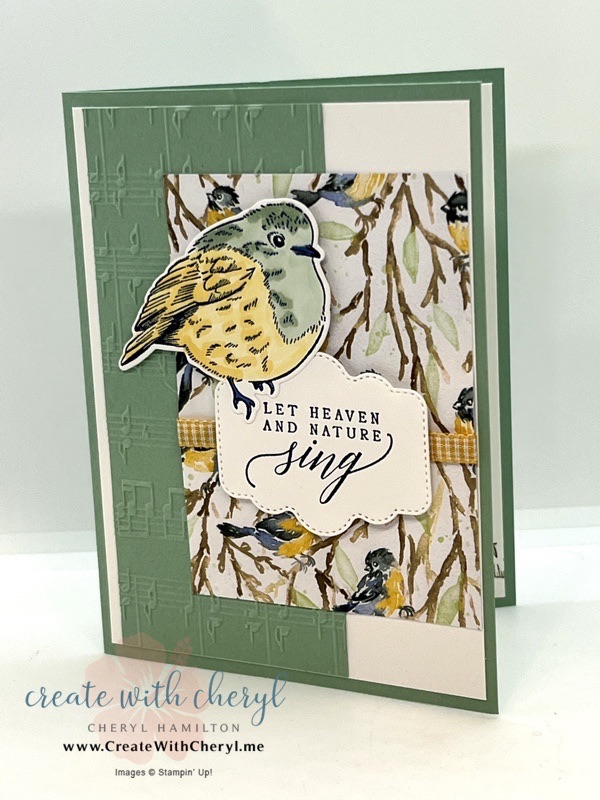 Perched in a Tree Christmas Card