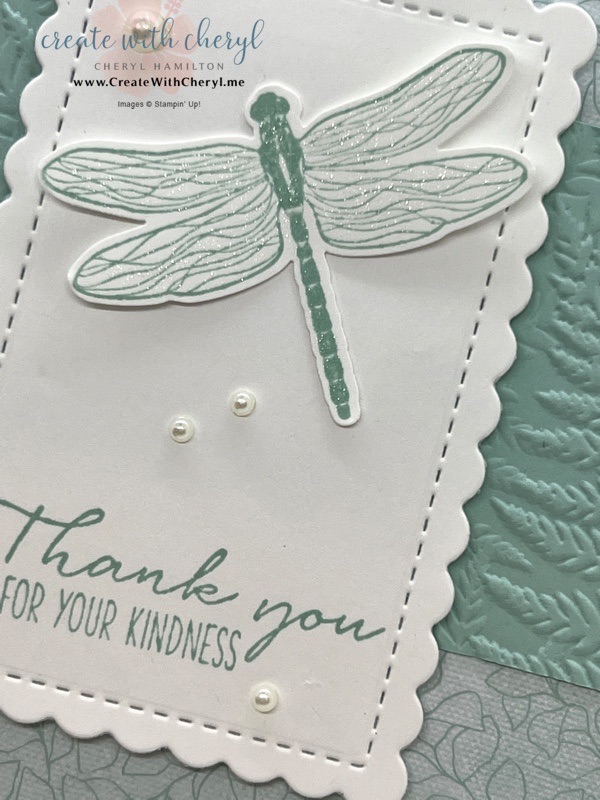 Dragonfly Garden Simple Stamping