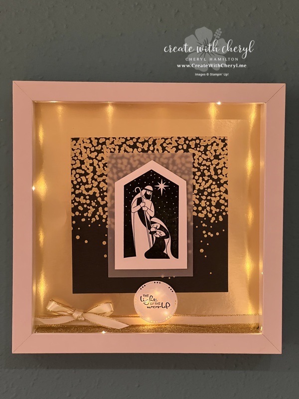 Peace to You Lighted Frame
