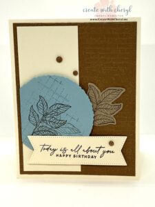 Notes of Nature Masculine Card